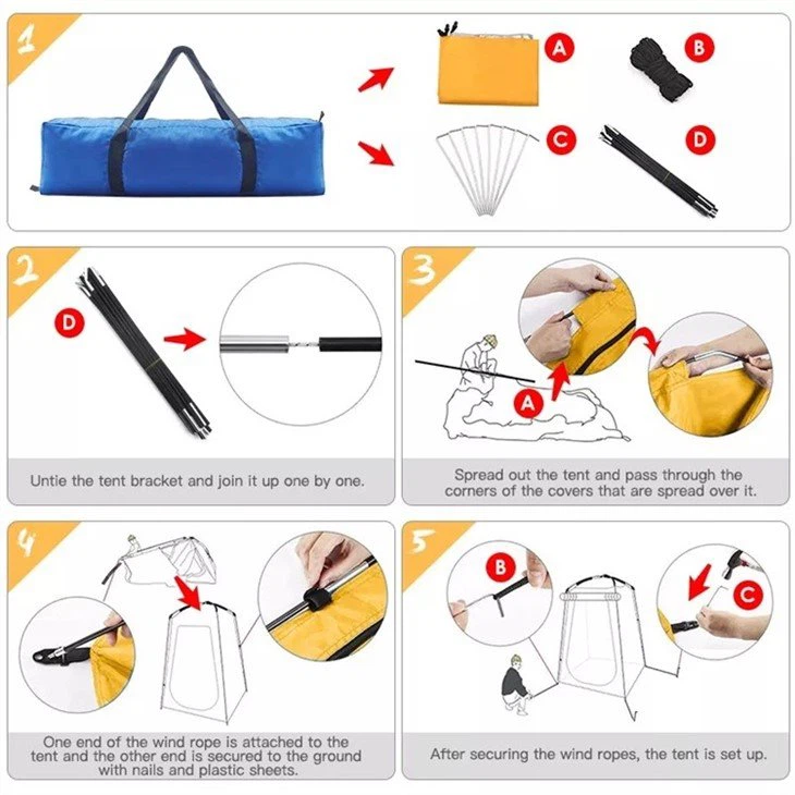 Camping Bathroom Tent-4